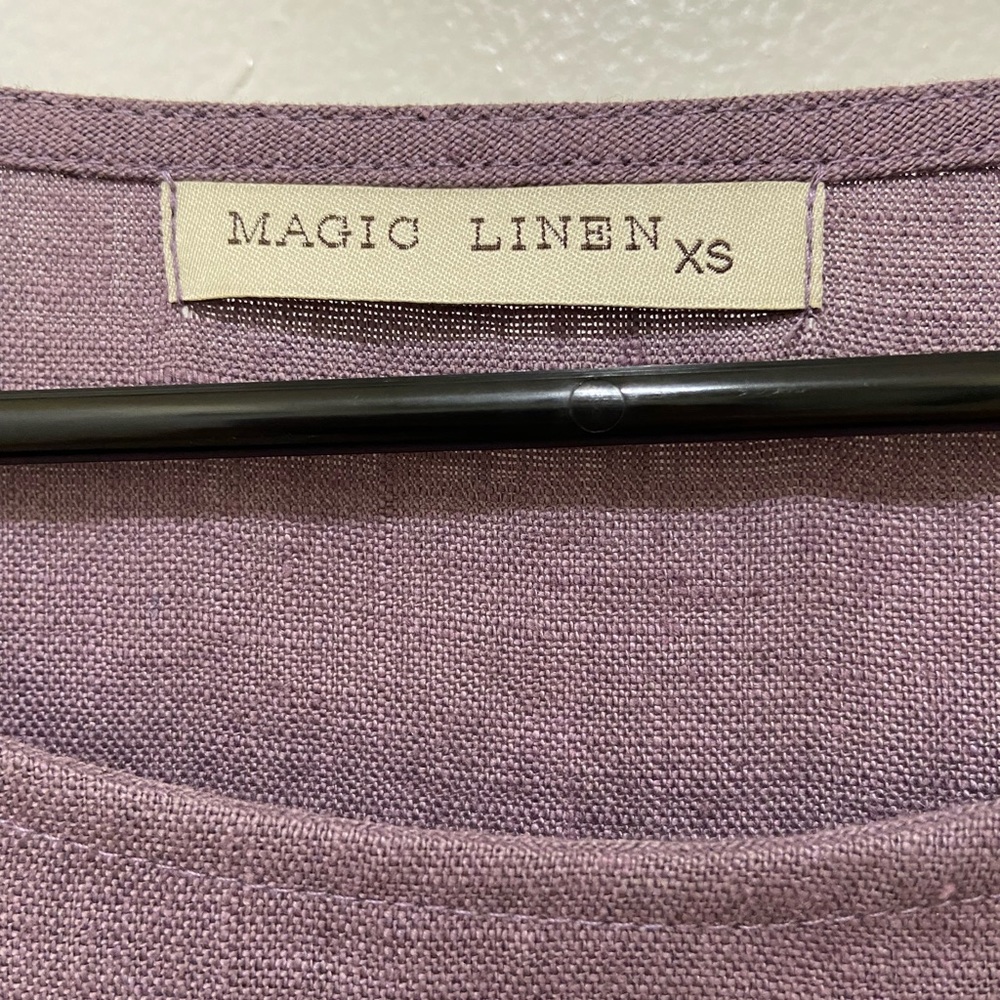 Magic Linen- Relaxed Fit Lined Dress Aruba